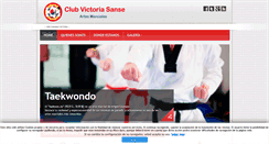 Desktop Screenshot of clubvictoriasanse.com