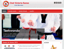 Tablet Screenshot of clubvictoriasanse.com